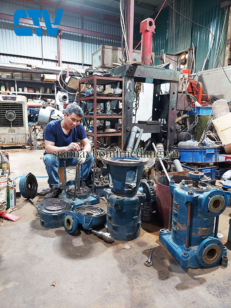Dịch vụ sửa chữa, bảo dưỡng bơm trục đứng chuyên nghiệp tại miền Bắc