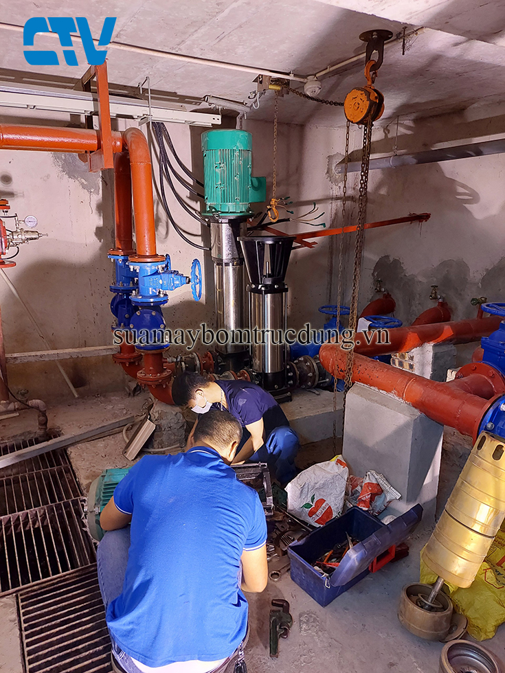 Cường Thịnh Vương – Đơn vị hàng đầu miền Bắc chuyên sửa chữa máy bơm trục đứng công nghiệp