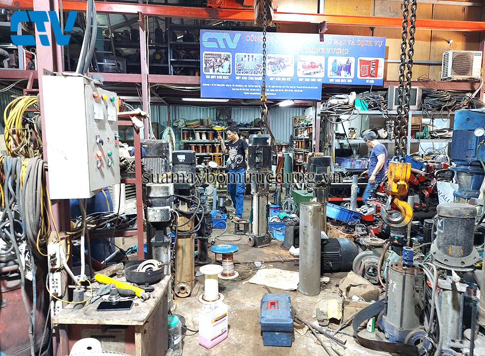 Sửa máy bơm trục đứng Ewara uy tín, chuyên nghiệp