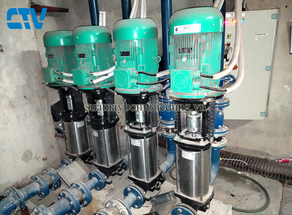 Khắc phục sự cố máy bơm trục đứng Wilo không đạt lưu lượng, cột áp